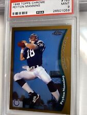New listing
		PEYTON MANNING 1998 TOPPS CHROME ROOKIE CARD #165 PSA 9