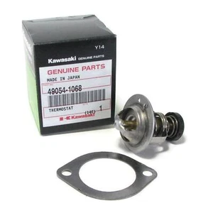 OEM KAWASAKI MULE KAF950 2510 3010 4010 DIESEL THERMOSTAT & GASKET - Picture 1 of 4