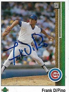Cubierta superior #61 1989 firmada por Frank Dipino - Chicago Cubs - Imagen 1 de 1