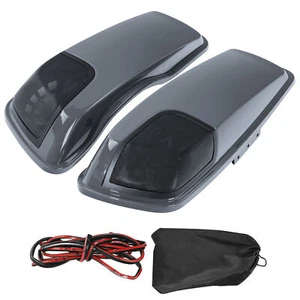 Hard Saddlebag 5"x7" Speaker Cutout Lids Fit For Harley Touring 2014-2023 2020 - Picture 1 of 11