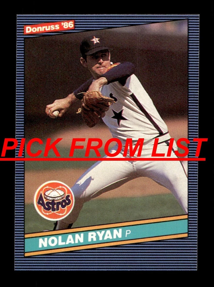 1986 Donruss 222-441 EX-MT/NM Pick From List All PICTURED cc2 - Image 1 of 1