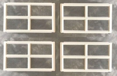 Colonial 509 Set of 4 ALMOND Window Inserts/Short Panel CLOPAY Garage Doors - Image 1 of 4