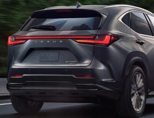 LEXUS NX II 2021+ Chrome Trunk Trim Tailgate Accent Premium Car Rear Detail - Picture 1 of 3