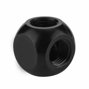G1/4 Inner Thread 4 Way Splitter Water Tube Connector Adapter PC Water Cooling - Picture 1 of 2