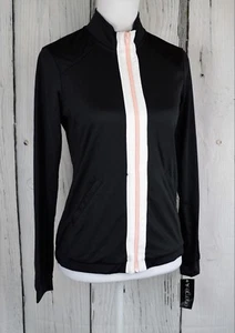 Energie Ladies Tracey Track Jacket Top Zip Up Athleisure Long Sleeve Black XS - Picture 1 of 7