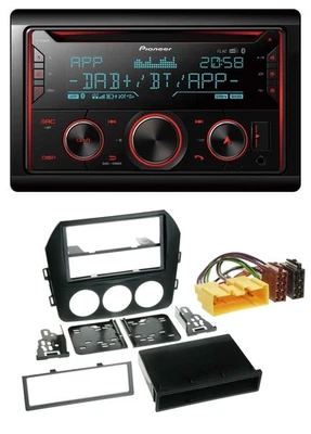 Pioneer 2DIN DAB MP3 Bluetooth USB CD Autoradio für Mazda MX 5 (NC, ab 2008) - Bild 1 von 4