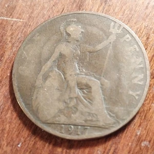 1917      great  britain  one  panny  free  ship - Picture 1 of 2