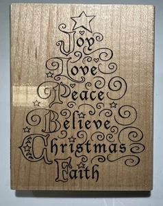 1 STAMPENDOUS JOY TREE R275 Weihnachten Urlaub Gummi großer Tintenstempel - Bild 1 von 4