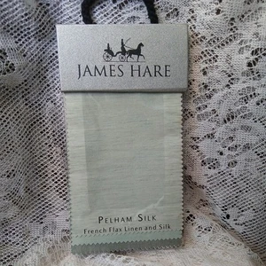 James Hare Fabric Pelham Silk French Flax Linen and Silk Sample Book - Picture 1 of 6