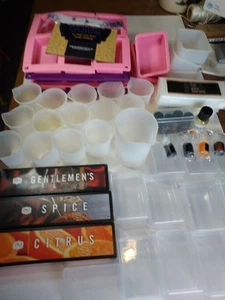 Large Soap Making Kit Supplies New And Used - Picture 1 of 1