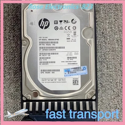 NEW HPE MSA 787643-001 J9F43A 3.5" 6TB SAS 12G 7.2K LFF HDD Hard Drive - Image 1 of 3