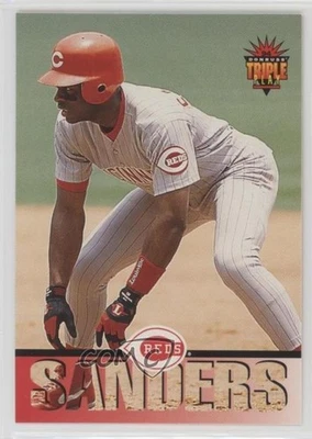1994 Donruss Triple Play Reggie Sanders #219 - Image 1 of 2