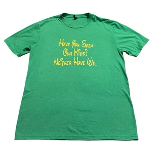 DISTRICT Disney T-shirt Unisex Size Small Green Casual Graphic T-shirt  - Picture 1 of 5