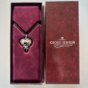 Georg Jensen Halskette 1996 Silber Anhänger - Bild 1 von 8