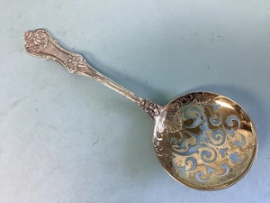 "Cuchara de guisante de plata de ley de Hansel. Sloan & Co. 8 3/4"" L" - Imagen 1 de 10