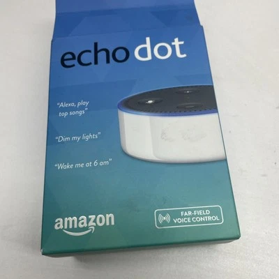 Echo Dot 2nd Gen Smart Speaker With Alexa Voice Control Accessories WhiteNew A/7 - Image 1 of 4