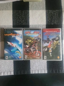 Wipeout Pure No Manual - MX Vs ATV CIB - ATV Offroad Fury CIB - PSP - See Pics - Picture 1 of 3