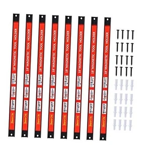 Magnetic Tool Holder 18 Inch 8 Pack Heavy Duty Magnet Tool Bar Strip Rack Wall - Picture 1 of 8
