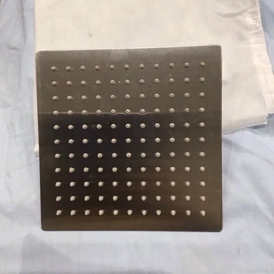 Cabezal de ducha de lluvia 8” cuadrado de acero inoxidable ultra delgado nuevo otro Foto 1 de 4