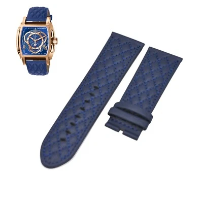 Correa de reloj de cuero azul S1 Rally 5661 26 mm para Invicta Foto 1 de 4