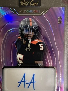 Alex Austin 2023 Wild Card  Rookie Auto Autograph  # 3/15 (Texans) - Picture 1 of 3