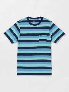 VOLCOM Men's S/S T-Shirt KNOWSTONE CREW - Blue Bird - Medium - NWT - LAST ONE - Picture 1 of 2