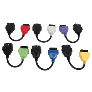 6Pcs For MultiECUScan Adapter Cable OBD2 Diagnostic ECU Scan Tool Cable for Fiat - Imagen 1 de 12
