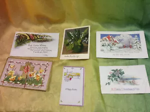 Vintage Postcards & Greeting Cards Lot - Picture 1 of 10