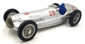 CMC 1/18 Scale Diecast DC17125J - Mercedes-Benz W154 1938 #28 - Silver - Picture 1 of 6