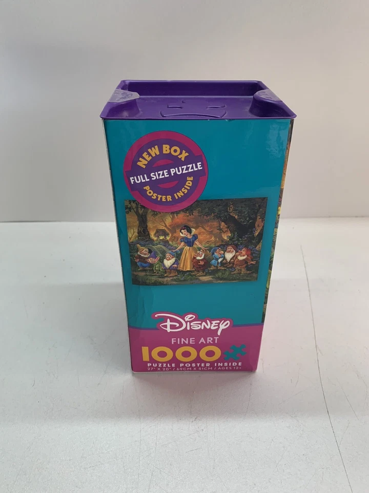 Disney Ceaco Fine Art 1000 Jigsaw Puzzle Among Friends Snow White 7 Dwarfs
