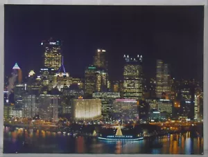 Pittsburgh Weihnachtsnacht Fotodruck auf Leinwand 18" x 24" x 0,75" - Bild 1 von 1