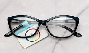 Foster Grant Women Reading Glasses : Gloss GL 2001 GRN 53 16-143 : Emerald & Blk - Picture 1 of 6