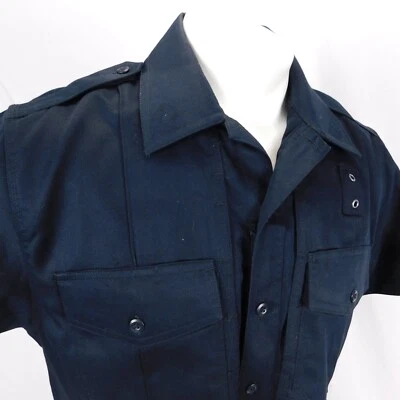 511 Tactical Series Hombres Negro S/S Camisa Abotonada Uniforme Resistente Talla M Foto 1 de 4