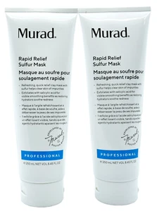 Murad Rapid Relief Acne Sulfur Mask PRO Size (8.45 fl oz/250ml) [2-Pack] - Picture 1 of 3