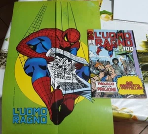 UOMO RAGNO ORIGINALE  CORNON. 100 CON POSTER E ADESIVI OTTIMO - Imagen 1 de 2