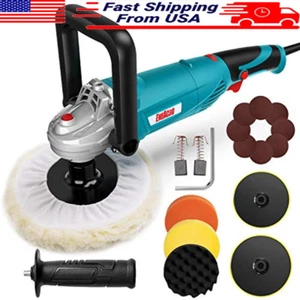 High-Performance Rotary Car Buffer Polisher 1200W Variable Speed Control New - Picture 1 of 7