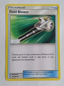 Pokémon TCG Field Blower Sun & Moon: Guardians Rising 125/145 Regular Uncommon - Bild 1 von 2