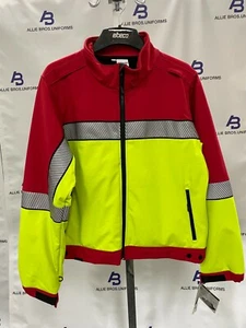Elbeco SH3706RY Hi-Vis Softshell Jacket / Size 2XL / Red/Hi-Vis - Picture 1 of 10