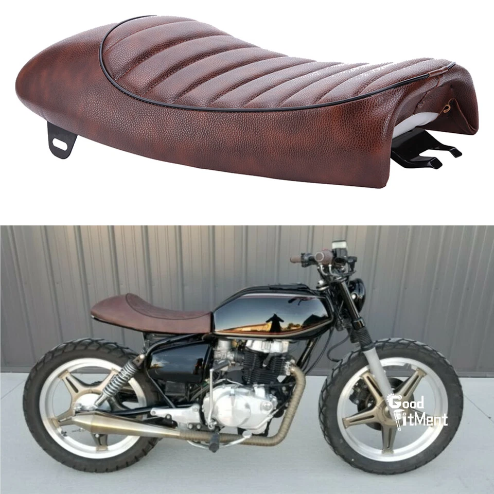 Almofada de assento de motorista vintage para Honda CB400T Hawk Brown Hump Saddle Cafe Racer - Imagem 1 de 4