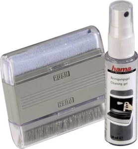 Kit de nettoyage pour ordinateur portable Hama, gel et chiffon en microfibre - Photo 1/2