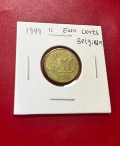 1999 10 EURO CENT BELGIUM COIN - NICE WORLD COIN !!! - Picture 1 of 2