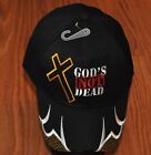 God's Not Dead Hat Ball Cap I Love Heart Jesus Black Blue Camo Christian Cross