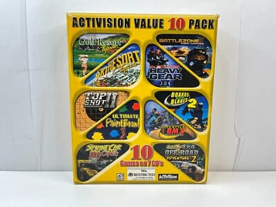 Activision Value 10 Pack Big Box - PC GAME - GC - 7x Disc Set - AUS CD-ROM - Image 1 of 4