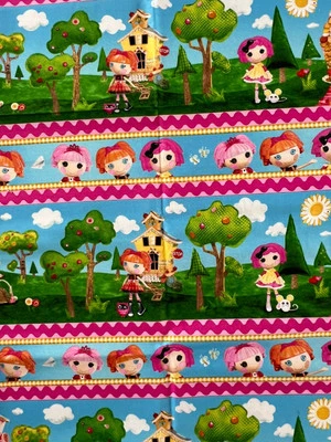 Lalaloopsy Cute as a Button Quilting Cotton Fabric 42” X 36” - Image 1 of 4