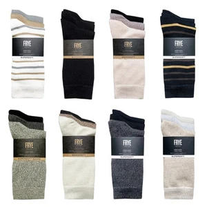 Frye Super Soft Crew Socks 3 Pairs Womens Polyester Blend Classic - Picture 1 of 65