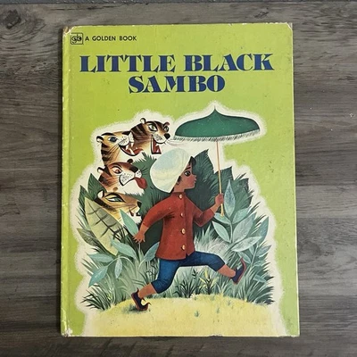 Little Black Sambo Vintage Golden Book 1976 Large Hardcover 12.5” X 9.5” - Image 1 of 4