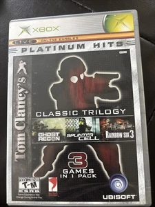 Tom Clancy's Classic Trilogy (Microsoft Xbox, 2004) Completo - Probado - Imagen 1 de 2