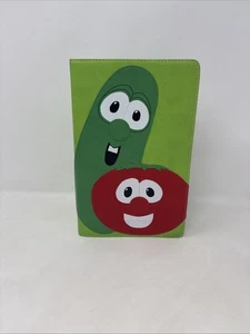 NIrV VeggieTales Kids Bible Lime Green/Red Leathersoft Big Idea Books Zonderkidz - Picture 1 of 5
