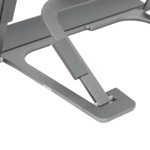 Tablet Stand Aluminum Alloy Foldable Gray Desktop Phone Tablet Drawing Ho AM - Afbeelding 1 van 24