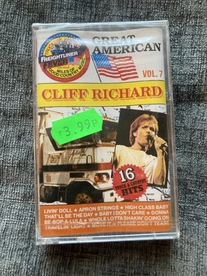 FREIGHTLINER FEVER GREAT AMERICAN VOL 7 CLIFF RICHARD AUDIO CASSETTE SEALED RARE Foto 1 de 3
